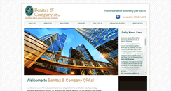 Desktop Screenshot of benitezcpas.com